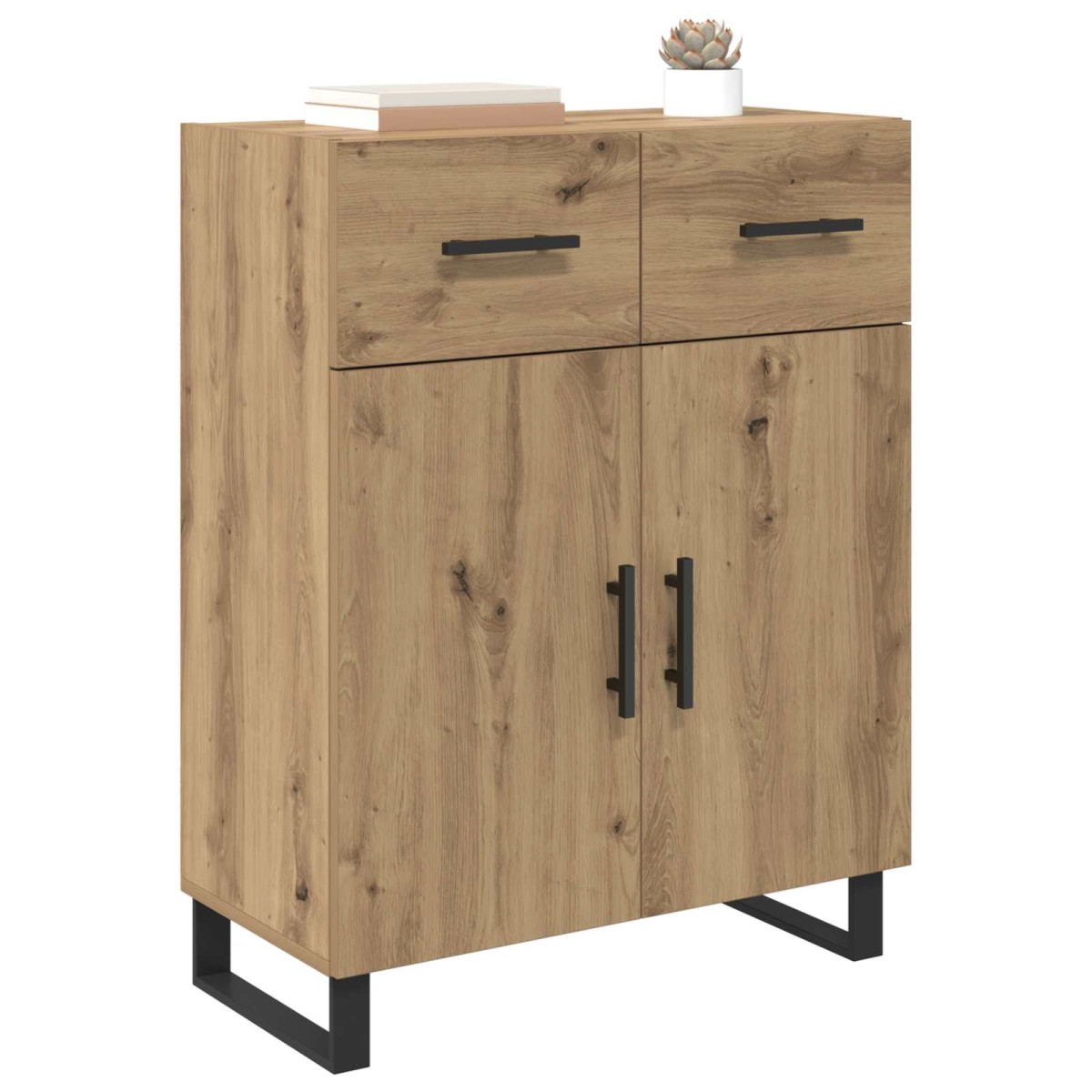 vidaXL Πλαϊνό γραφείο Artisan Oak 69,5 x 34 x 90 εκ.