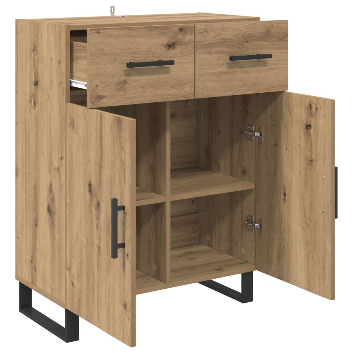 vidaXL Πλαϊνό γραφείο Artisan Oak 69,5 x 34 x 90 εκ.