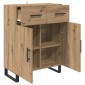vidaXL Πλαϊνό γραφείο Artisan Oak 69,5 x 34 x 90 εκ.