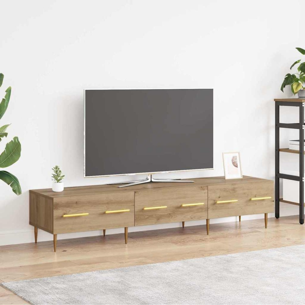 vidaXL Ντουλάπι TV 150 x 36 x 30 εκ Artisan Oak Επεξεργασμένο Ξύλο