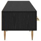 vidaXL Ντουλάπι TV 150 x 36 x 30 εκ Μαύρη Οξυά Επεξεργασμένο Ξύλο