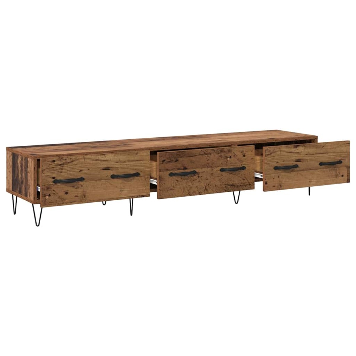 vidaXL Ντουλάπι TV 150 x 36 x 30 εκ Παλαιό ξύλο Επεξεργασμένο Ξύλο