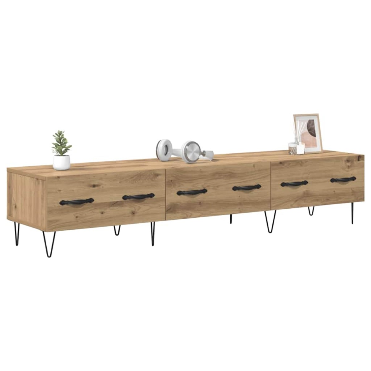 vidaXL Ντουλάπι TV 150 x 36 x 30 εκ artisan δρυς Επεξεργασμένο Ξύλο