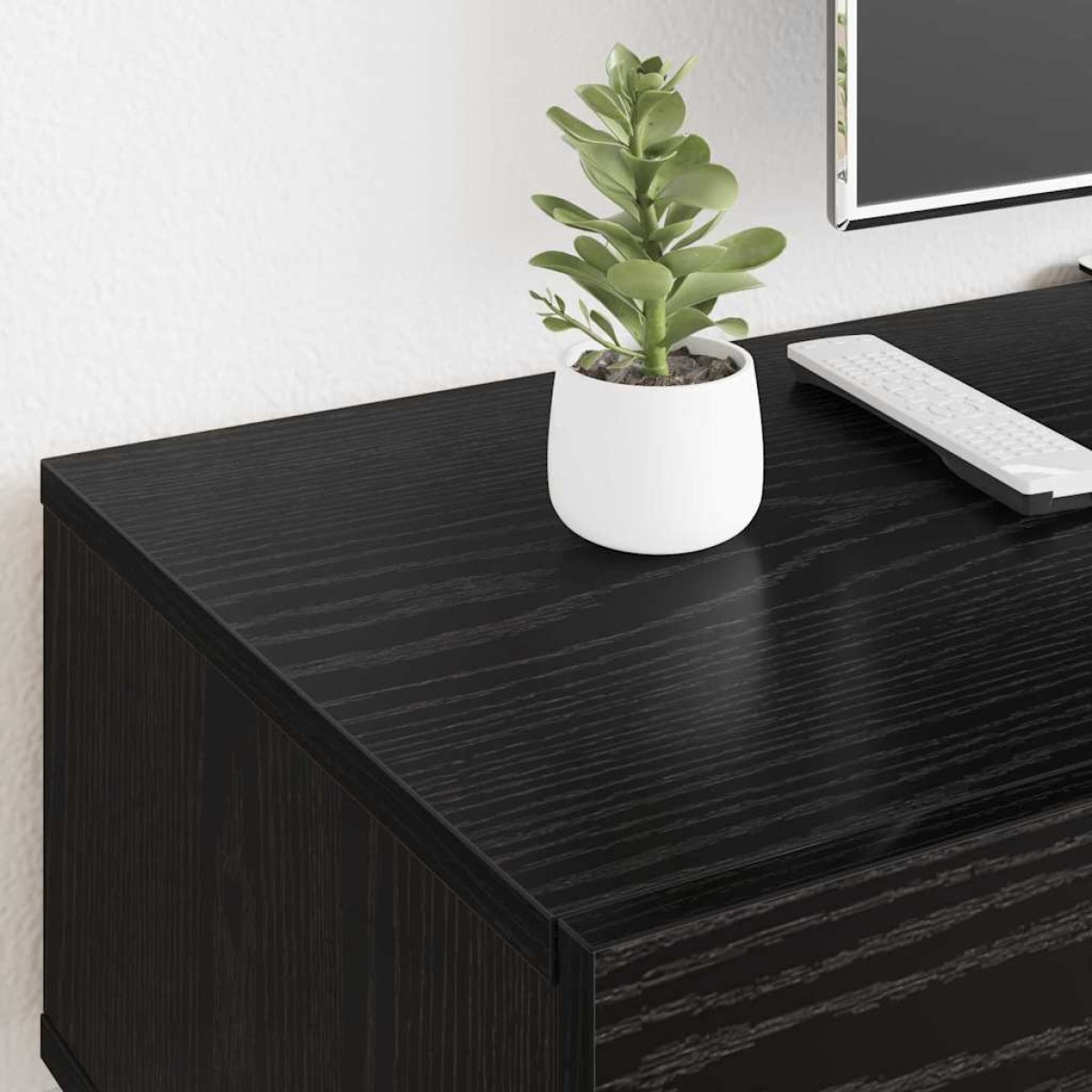 vidaXL Ντουλάπι TV 150 x 36 x 30 εκ Μαύρη δρυς Επεξεργασμένο Ξύλο