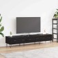 vidaXL Ντουλάπι TV 150 x 36 x 30 εκ Μαύρη δρυς Επεξεργασμένο Ξύλο
