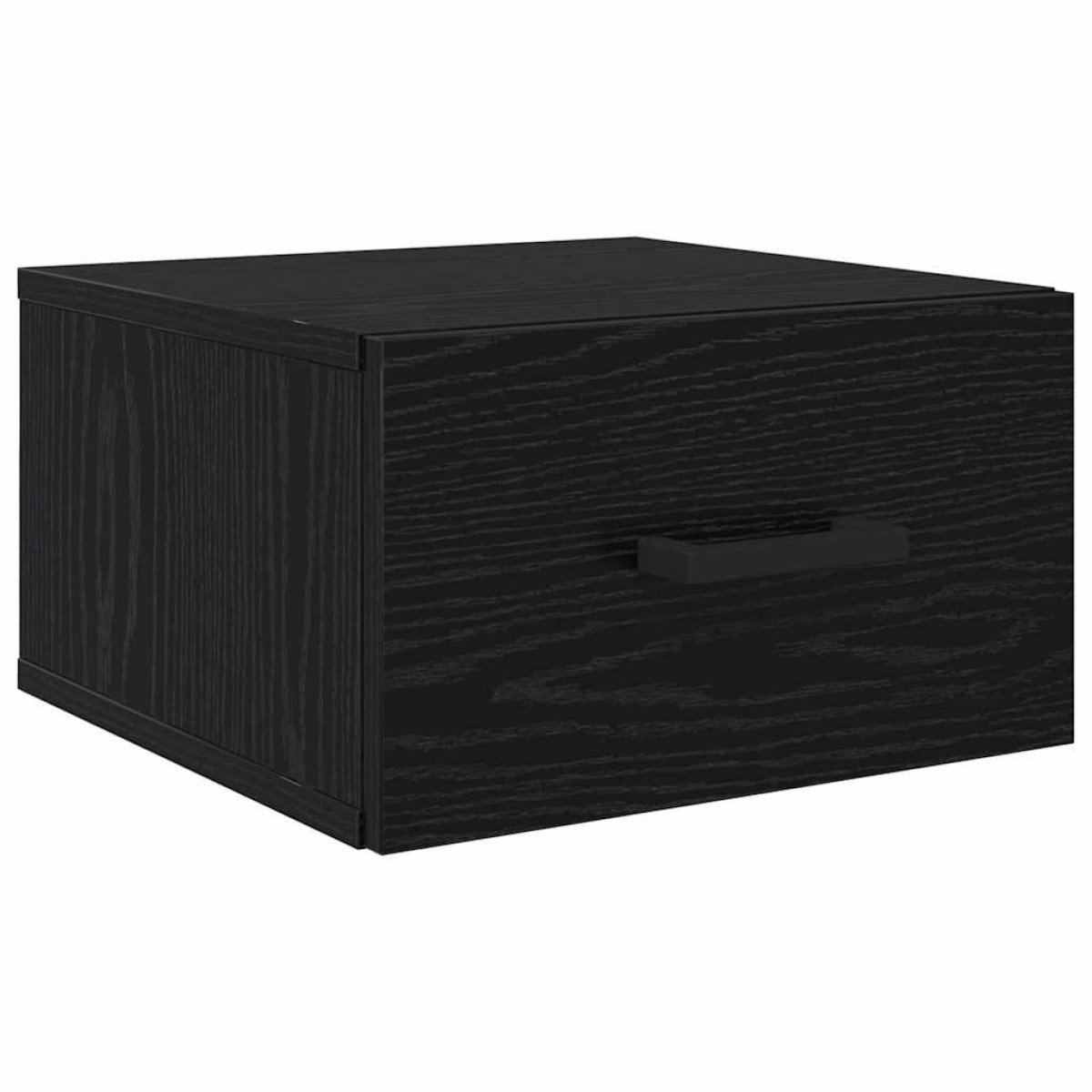 vidaXL Κομοδίνο 2 τεμ. Μαύρη δρυς 35 x 35 x 20 εκ Επεξεργασμένο Ξύλο