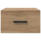 vidaXL Κομοδίνο 2 τμχ. 35 x 35 x 20 εκ Επεξεργασμένο Ξύλο Artisan Oak