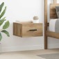 vidaXL Κομοδίνο 2 τμχ. 35 x 35 x 20 εκ Επεξεργασμένο Ξύλο Artisan Oak