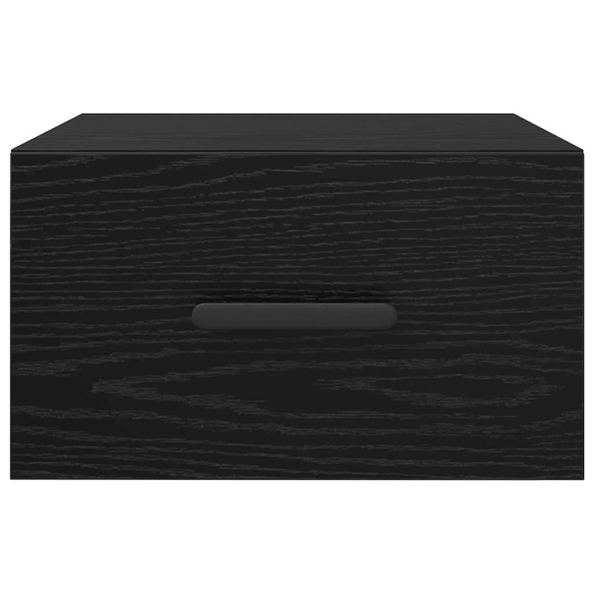 vidaXL Κομοδίνο 2 τμχ. 35 x 35 x 20 εκ Επεξεργασμένο Ξύλο Μαύρη Οξυά