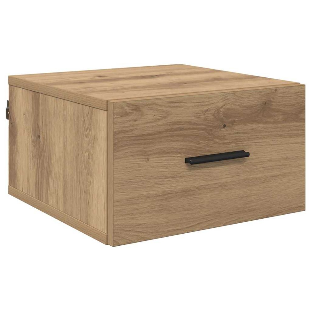 vidaXL Κομοδίνο artisan δρυς 35 x 35 x 20 εκ Επεξεργασμένο Ξύλο