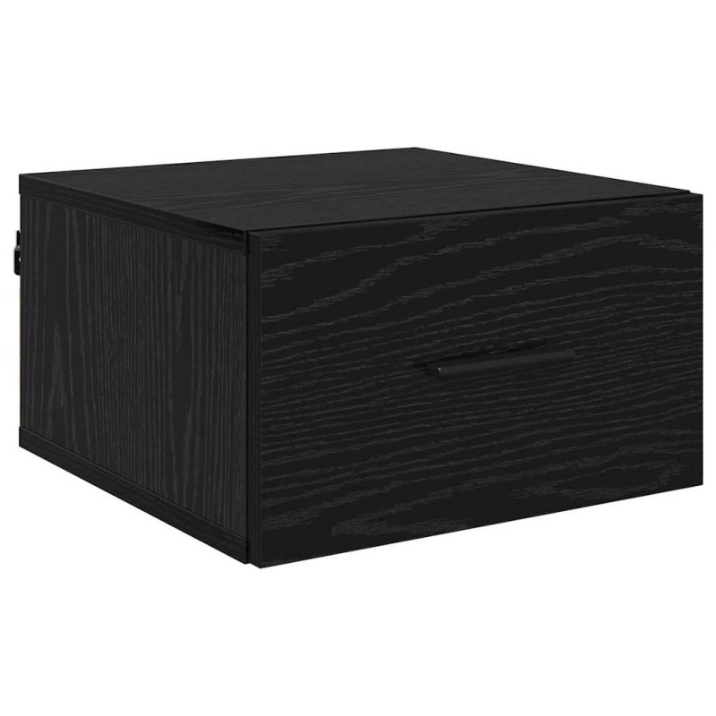 vidaXL Κομοδίνο Μαύρη δρυς 35 x 35 x 20 εκ Επεξεργασμένο Ξύλο