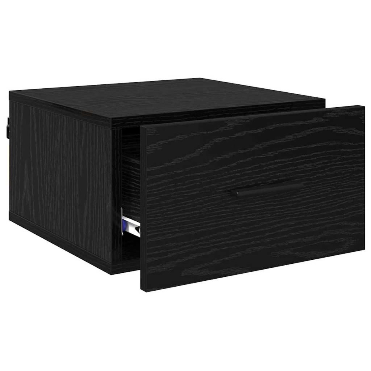 vidaXL Κομοδίνο 2 τεμ. Μαύρη δρυς 35 x 35 x 20 εκ Επεξεργασμένο Ξύλο