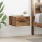 vidaXL Κομοδίνο 35 x 35 x 20 εκ Επεξεργασμένο Ξύλο Παλαιό ξύλο