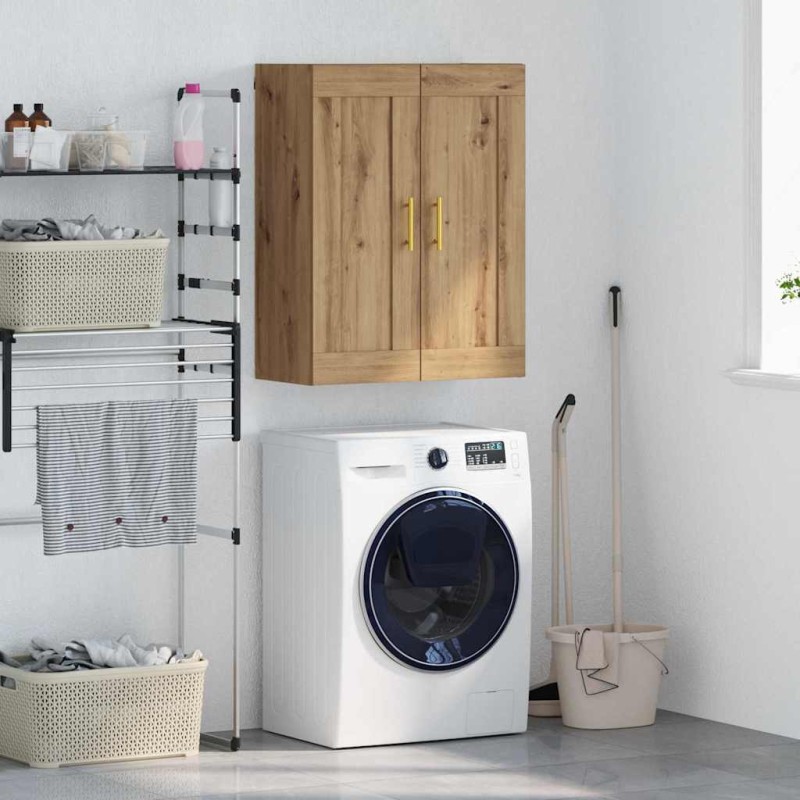 vidaXL Επιτοίχιο ντουλάπι Artisan Oak 69,5 x 34 x 90 εκ.