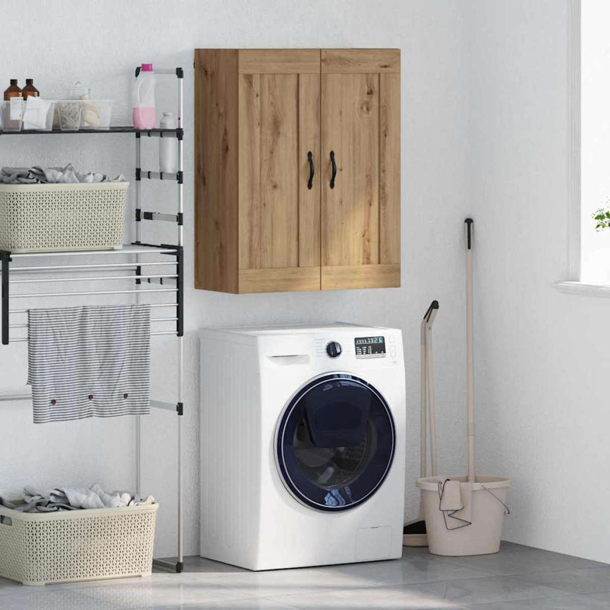 vidaXL Επιτοίχιο ντουλάπι Artisan Oak 69,5 x 34 x 90 εκ.