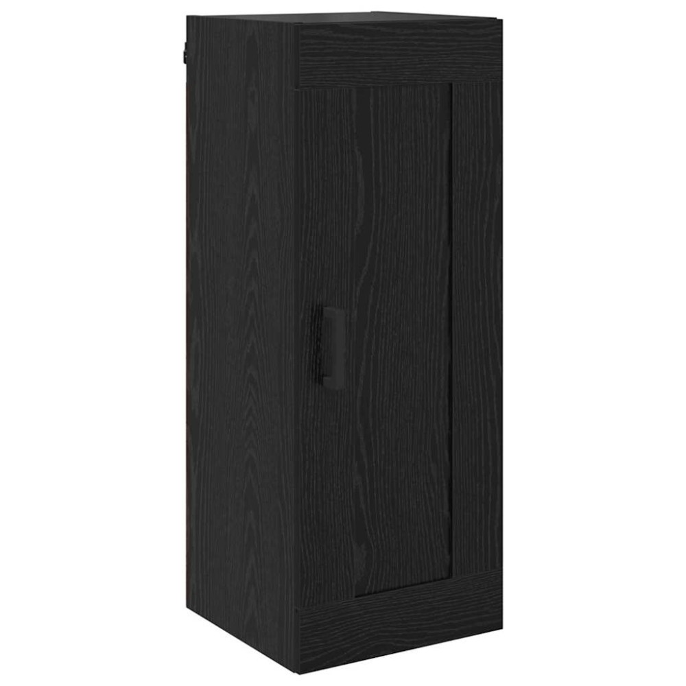 vidaXL Επιτοίχιο ντουλάπι Μαύρη Οξυά 34,5 x 34 x 90 εκ.