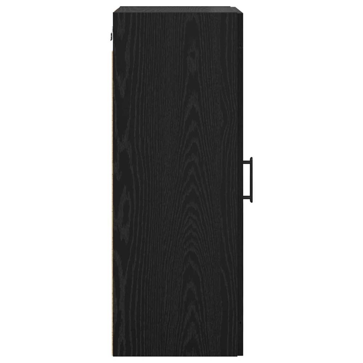 vidaXL Επιτοίχιο ντουλάπι Μαύρη Οξυά 34,5 x 34 x 90 εκ.