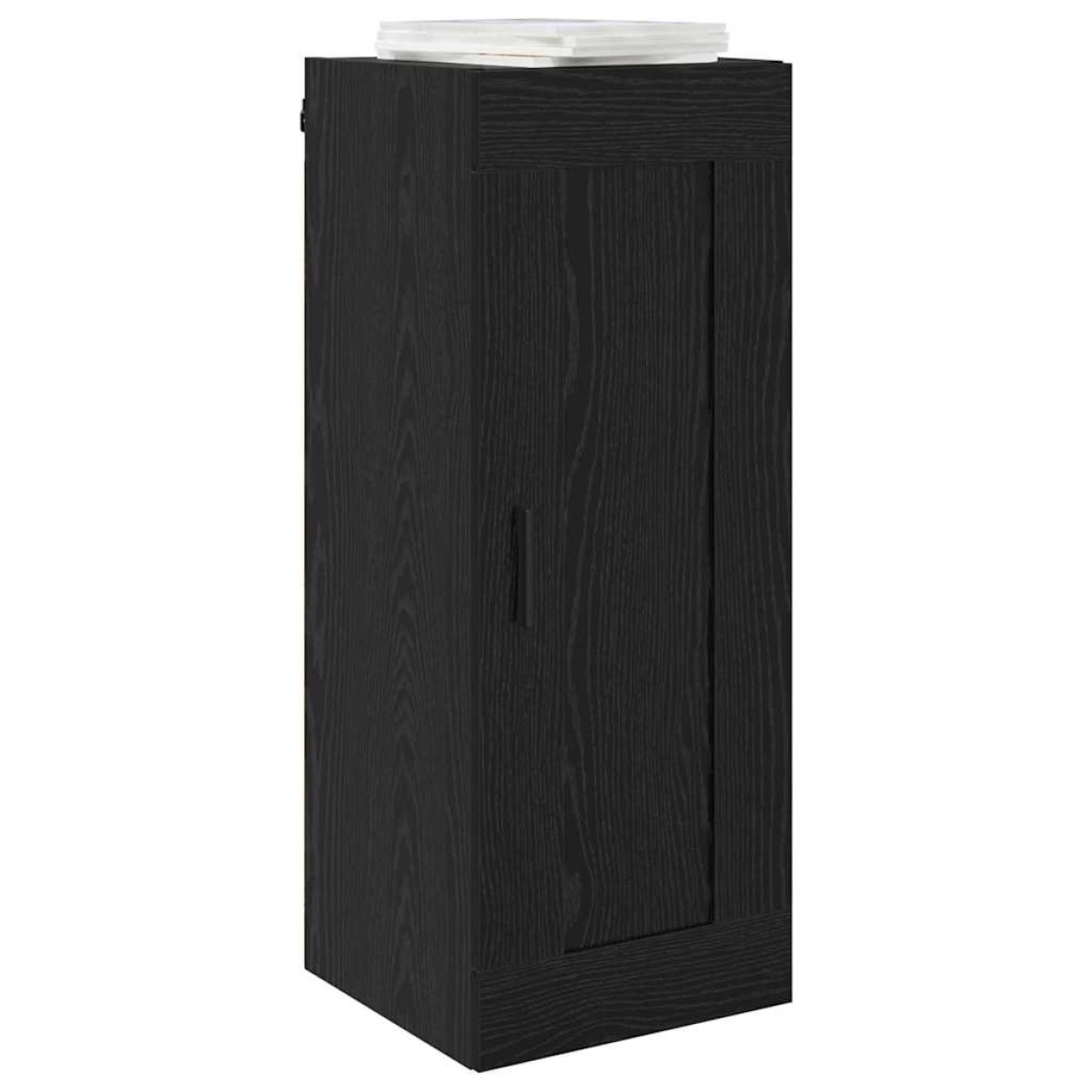 vidaXL Επιτοίχιο ντουλάπι Μαύρη Οξυά 34,5 x 34 x 90 εκ.