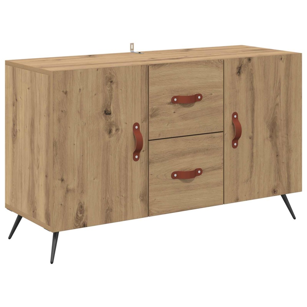 vidaXL Πλαϊνό γραφείο Artisan Oak 100 x 36 x 60 εκ. Επεξεργασμένο Ξύλο