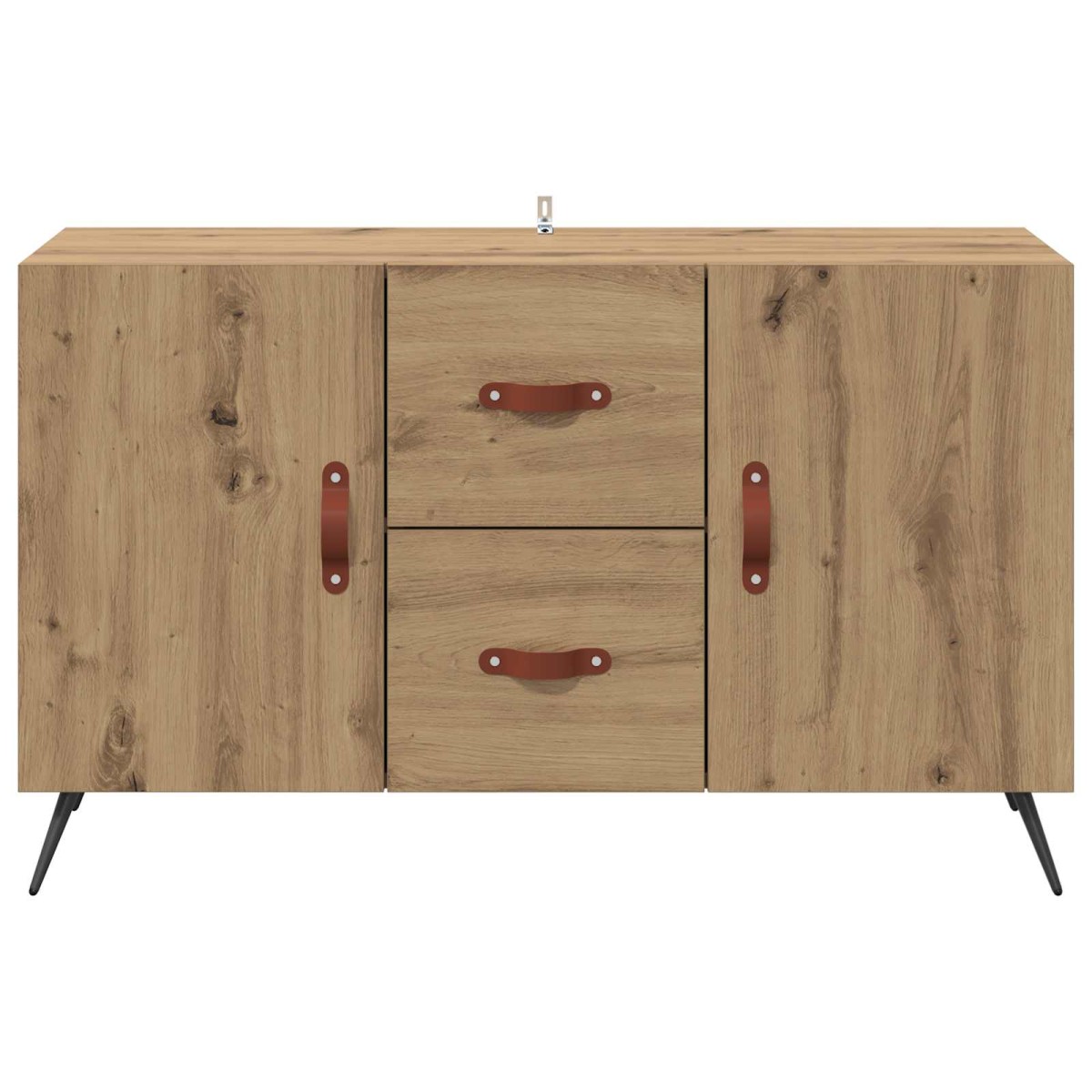 vidaXL Πλαϊνό γραφείο Artisan Oak 100 x 36 x 60 εκ. Επεξεργασμένο Ξύλο