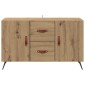 vidaXL Πλαϊνό γραφείο Artisan Oak 100 x 36 x 60 εκ. Επεξεργασμένο Ξύλο