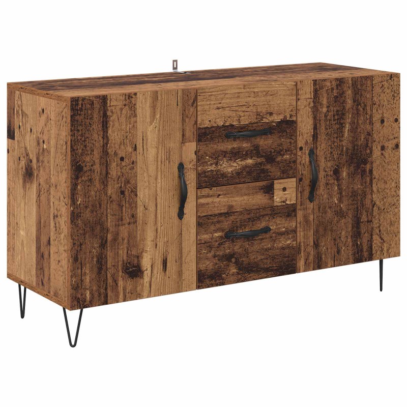 vidaXL Πλαϊνό γραφείο Παλιό Ξύλο 100 x 36 x 60 εκ. Επεξεργασμένο Ξύλο