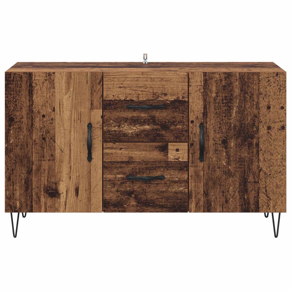 vidaXL Πλαϊνό γραφείο Παλιό Ξύλο 100 x 36 x 60 εκ. Επεξεργασμένο Ξύλο