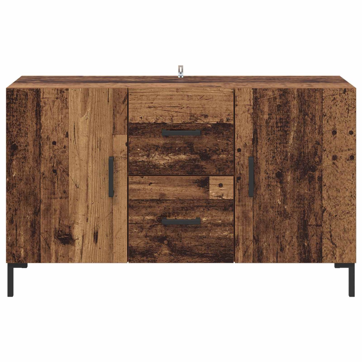 vidaXL Πλαϊνό γραφείο Παλιό Ξύλο 100 x 36 x 60 εκ. Επεξεργασμένο Ξύλο