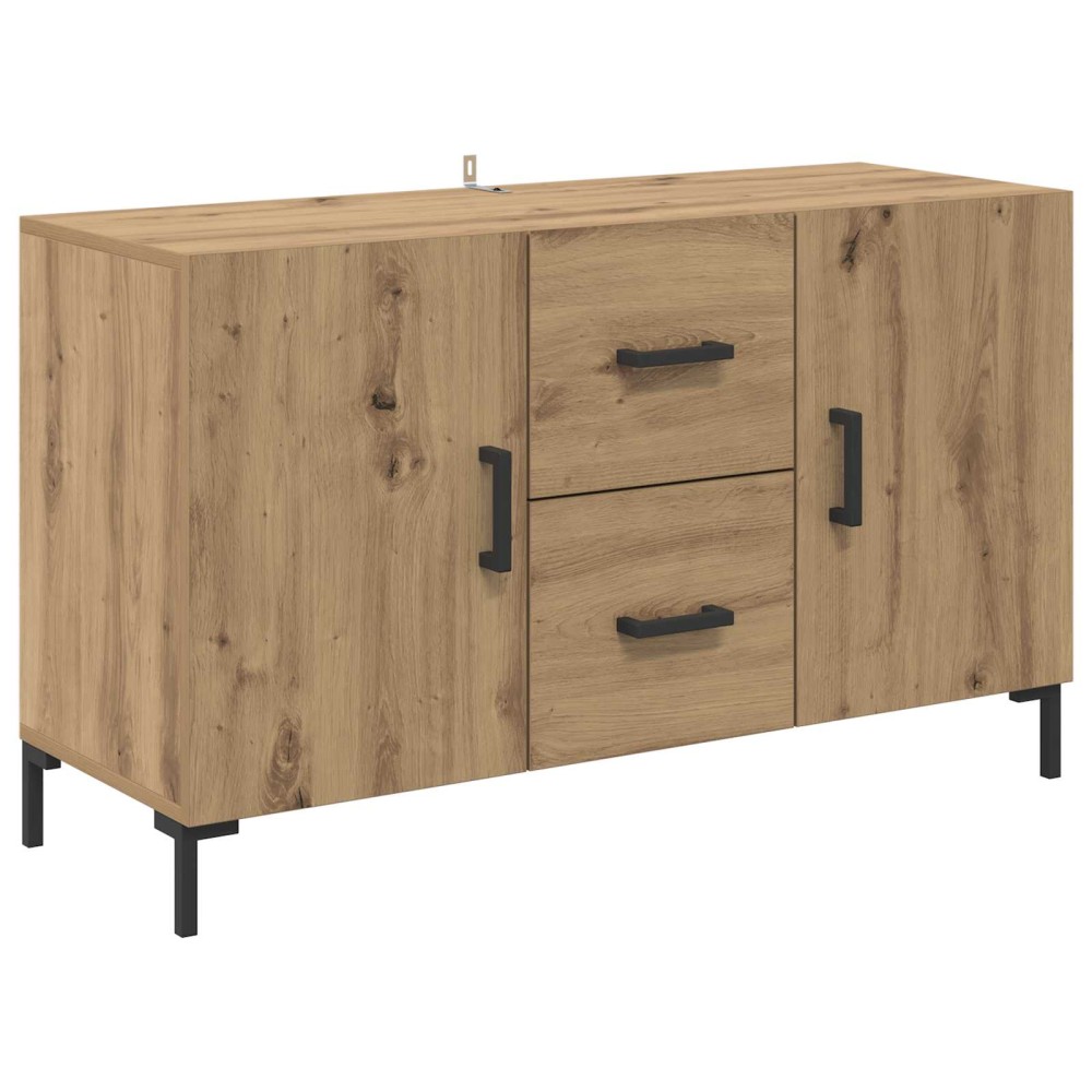vidaXL Πλαϊνό γραφείο Artisan Oak 100 x 36 x 60 εκ. Επεξεργασμένο Ξύλο
