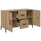 vidaXL Πλαϊνό γραφείο Artisan Oak 100 x 36 x 60 εκ. Επεξεργασμένο Ξύλο