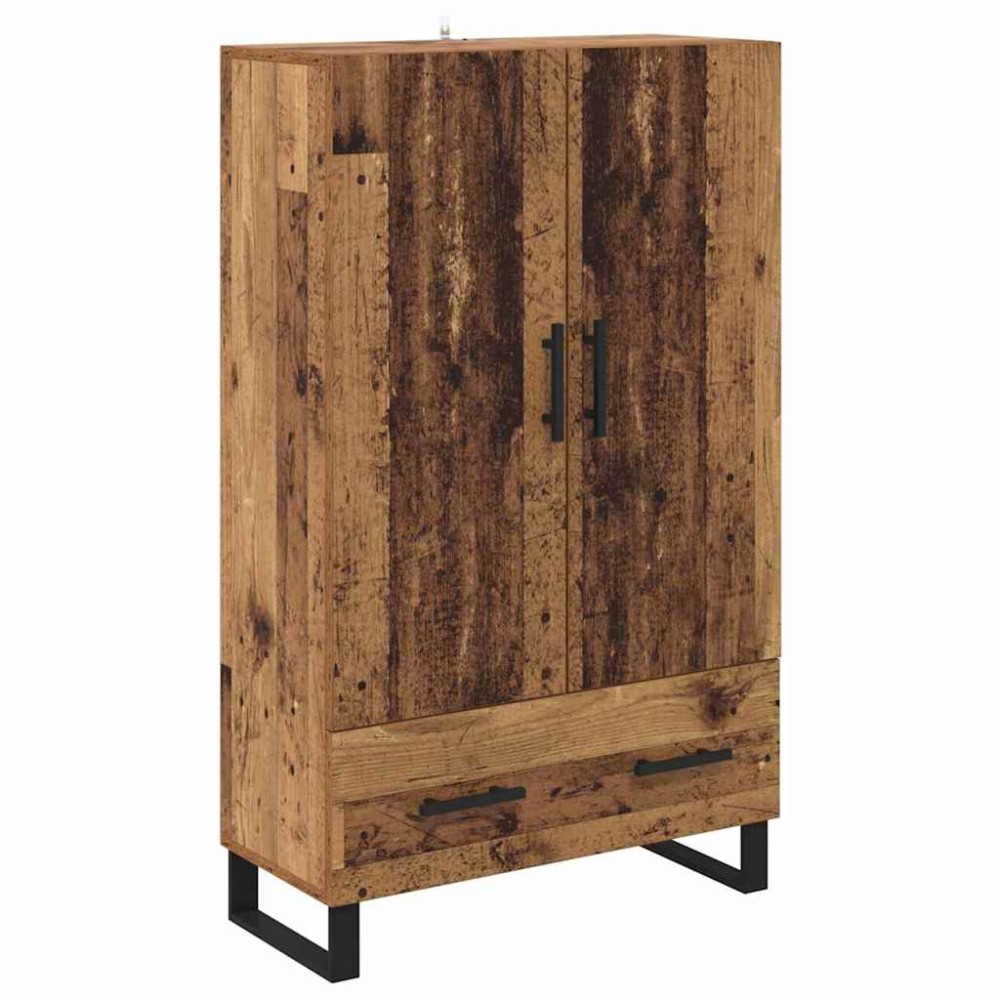 vidaXL Highboard Παλιό Ξύλο 69,5 x 30 x 115 εκ Επεξεργασμένο Ξύλο