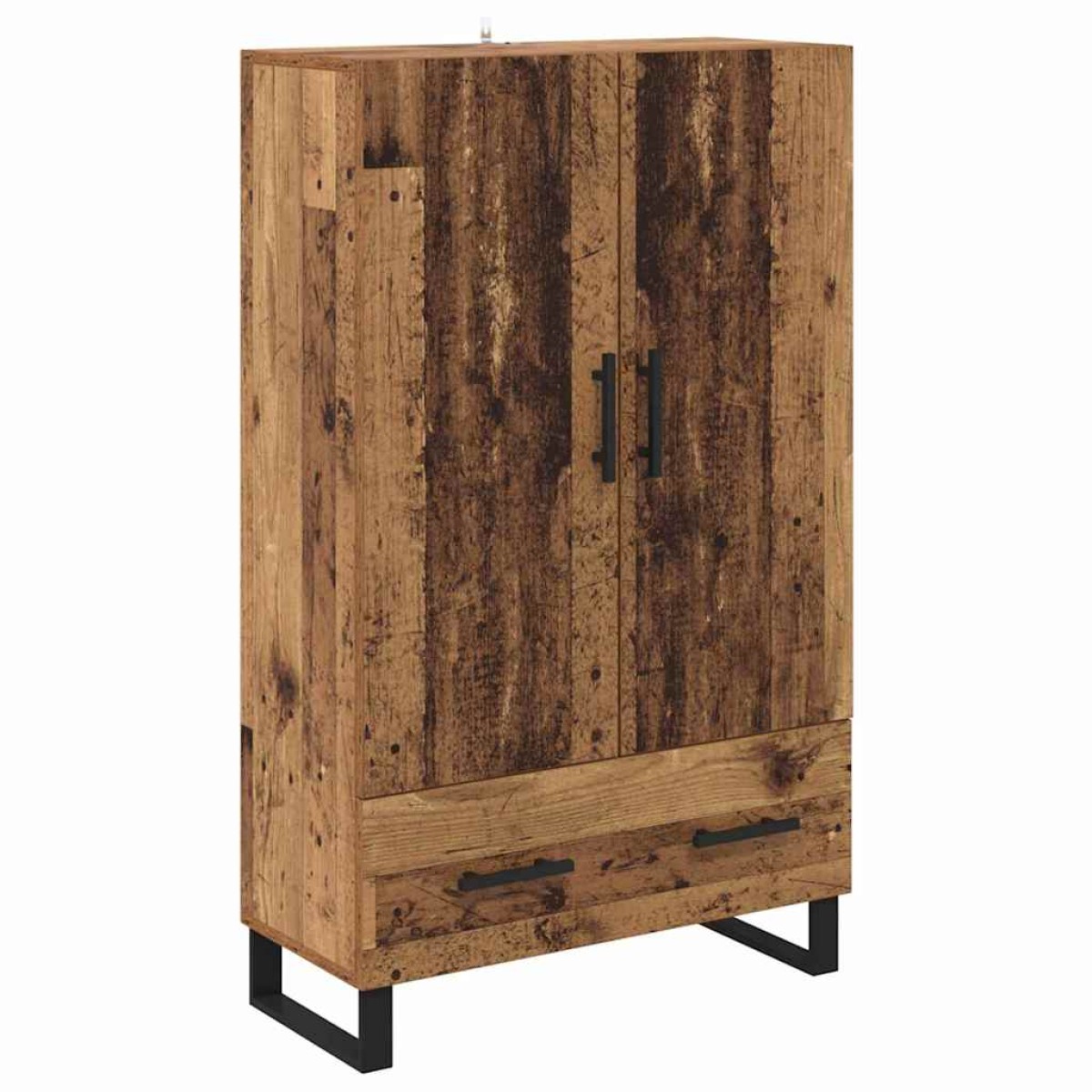 vidaXL Highboard Παλιό Ξύλο 69,5 x 30 x 115 εκ Επεξεργασμένο Ξύλο