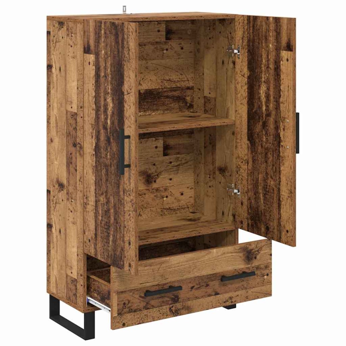vidaXL Highboard Παλιό Ξύλο 69,5 x 30 x 115 εκ Επεξεργασμένο Ξύλο