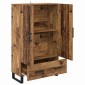 vidaXL Highboard Παλιό Ξύλο 69,5 x 30 x 115 εκ Επεξεργασμένο Ξύλο