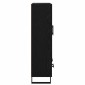 vidaXL Highboard Μαύρη Οξυά 69,5 x 30 x 115 εκ Επεξεργασμένο Ξύλο