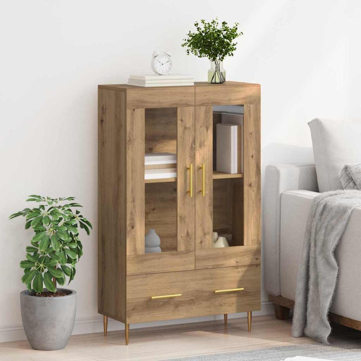 vidaXL Highboard Artisan Oak 69,5 x 31 x 115 εκ.