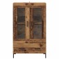 vidaXL Highboard Παλιό Ξύλο 69,5 x 31 x 115 εκ. Επεξεργασμένο Ξύλο