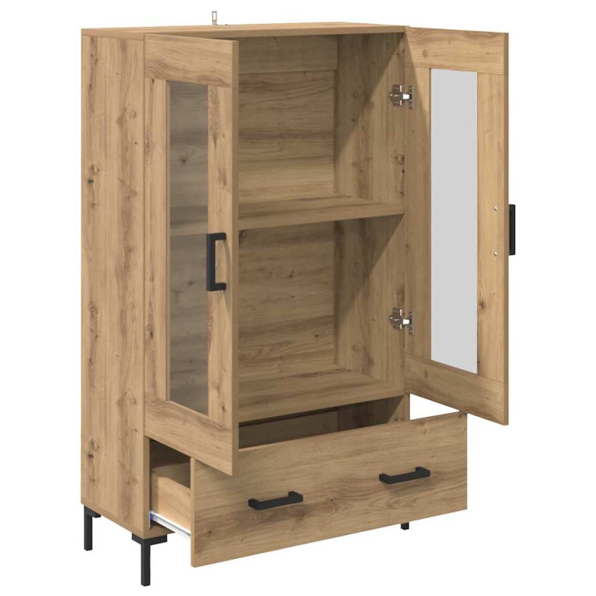 vidaXL Highboard Artisan Oak 69,5 x 31 x 115 εκ. Επεξεργασμένο Ξύλο