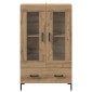 vidaXL Highboard Artisan Oak 69,5 x 31 x 115 εκ. Επεξεργασμένο Ξύλο
