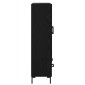 vidaXL Highboard Μαύρη Οξυά 69,5 x 31 x 115 εκ. Επεξεργασμένο Ξύλο