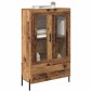 vidaXL Highboard CORONA Παλιό Ξύλο 69,5 x 31 x 115 εκ.