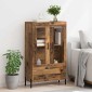 vidaXL Highboard CORONA Παλιό Ξύλο 69,5 x 31 x 115 εκ.