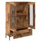 vidaXL Highboard CORONA Παλιό Ξύλο 69,5 x 31 x 115 εκ.