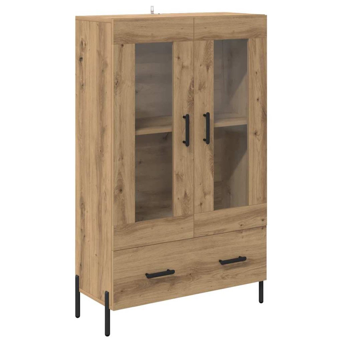 vidaXL Highboard CORONA Artisan Oak 69,5 x 31 x 115 εκ.