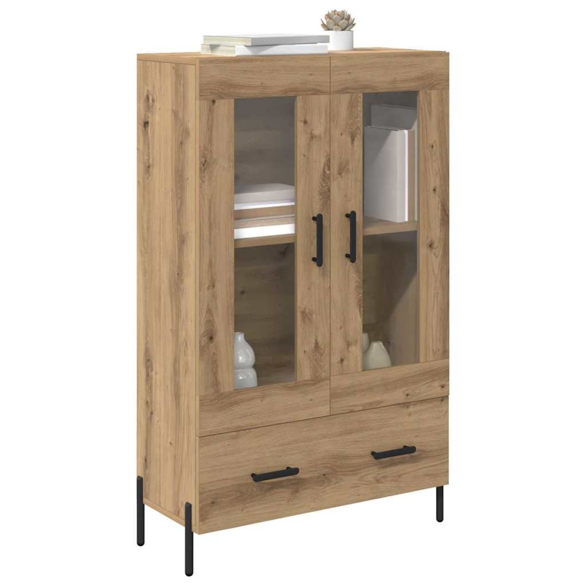 vidaXL Highboard CORONA Artisan Oak 69,5 x 31 x 115 εκ.
