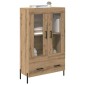 vidaXL Highboard CORONA Artisan Oak 69,5 x 31 x 115 εκ.