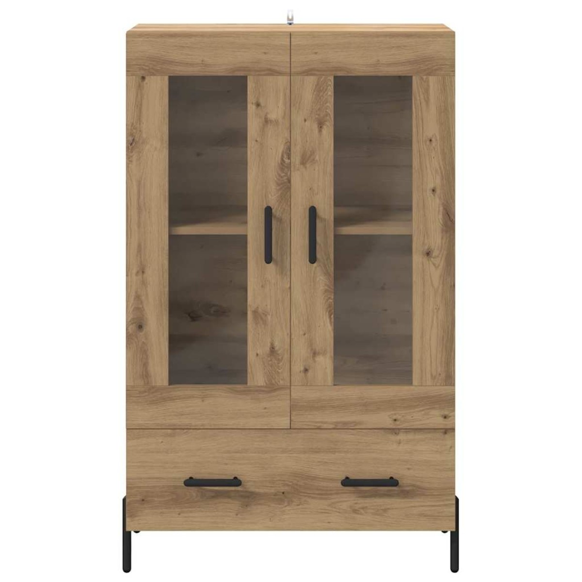 vidaXL Highboard CORONA Artisan Oak 69,5 x 31 x 115 εκ.