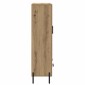 vidaXL Highboard CORONA Artisan Oak 69,5 x 31 x 115 εκ.