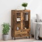 vidaXL Highboard Παλιό Ξύλο 69,5 x 31 x 115 εκ. Επεξεργασμένο Ξύλο