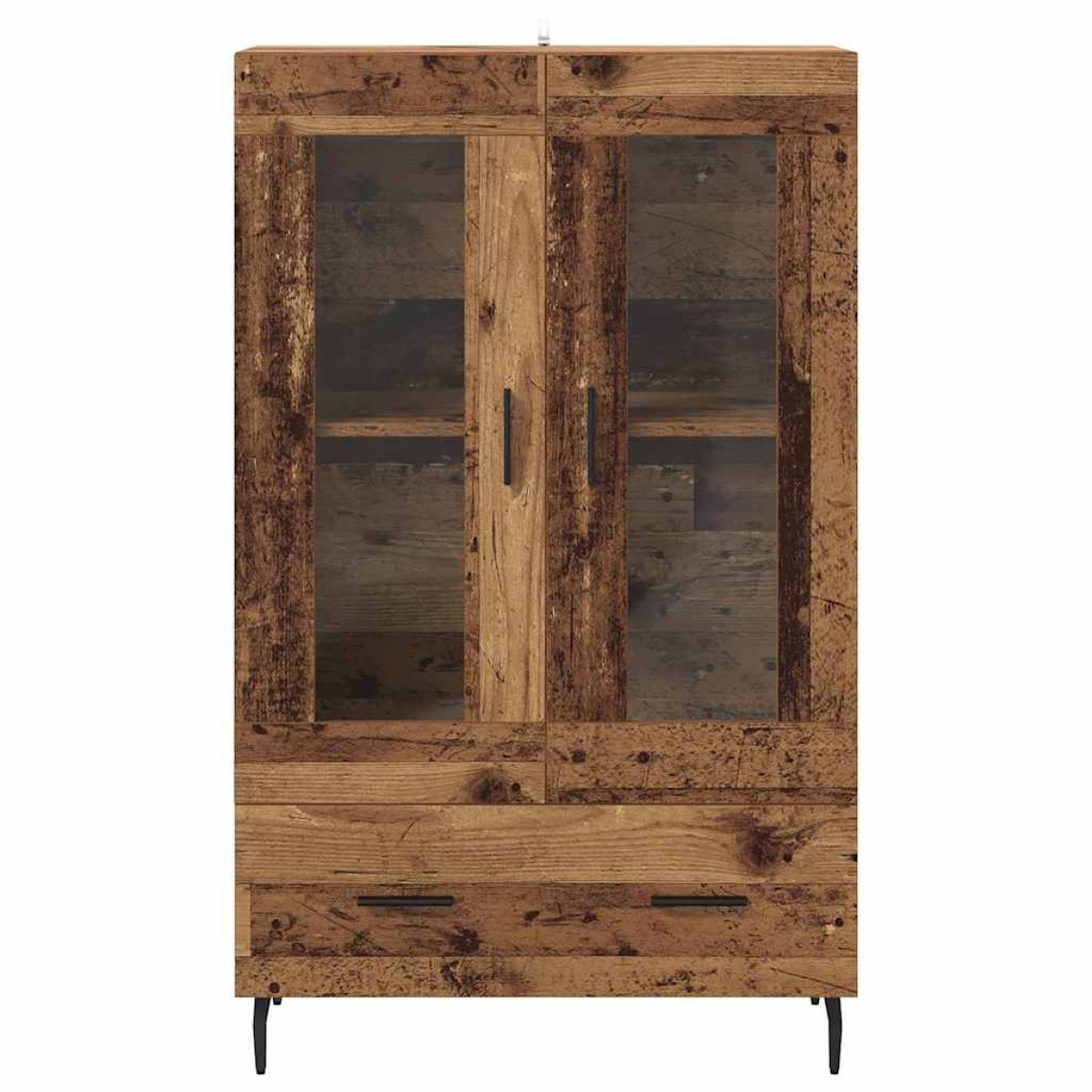 vidaXL Highboard Παλιό Ξύλο 69,5 x 31 x 115 εκ. Επεξεργασμένο Ξύλο